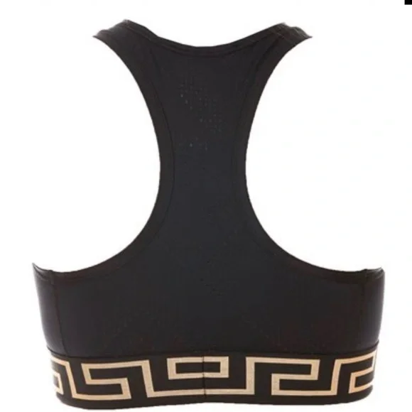 Womens Versace Greca Border sports bra size large - Picture 2 of 8